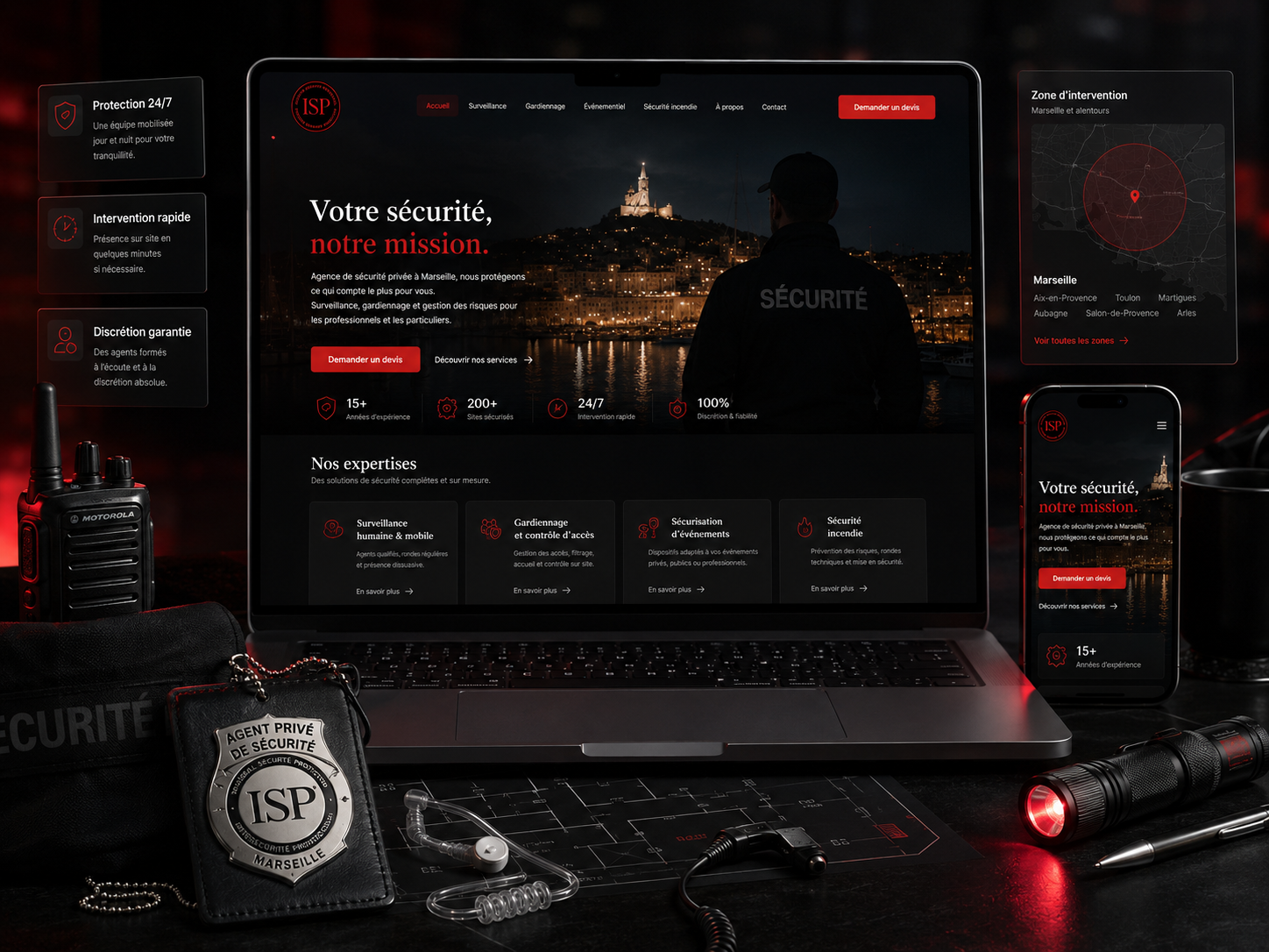 Mockup Intégral Sécurité